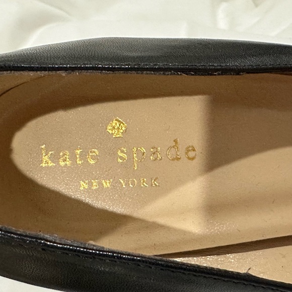 Kate Spade Leather Stiletto High Heels with Crystal Rhinestone Toes “Happy” ♠️ - Picture 5 of 10
